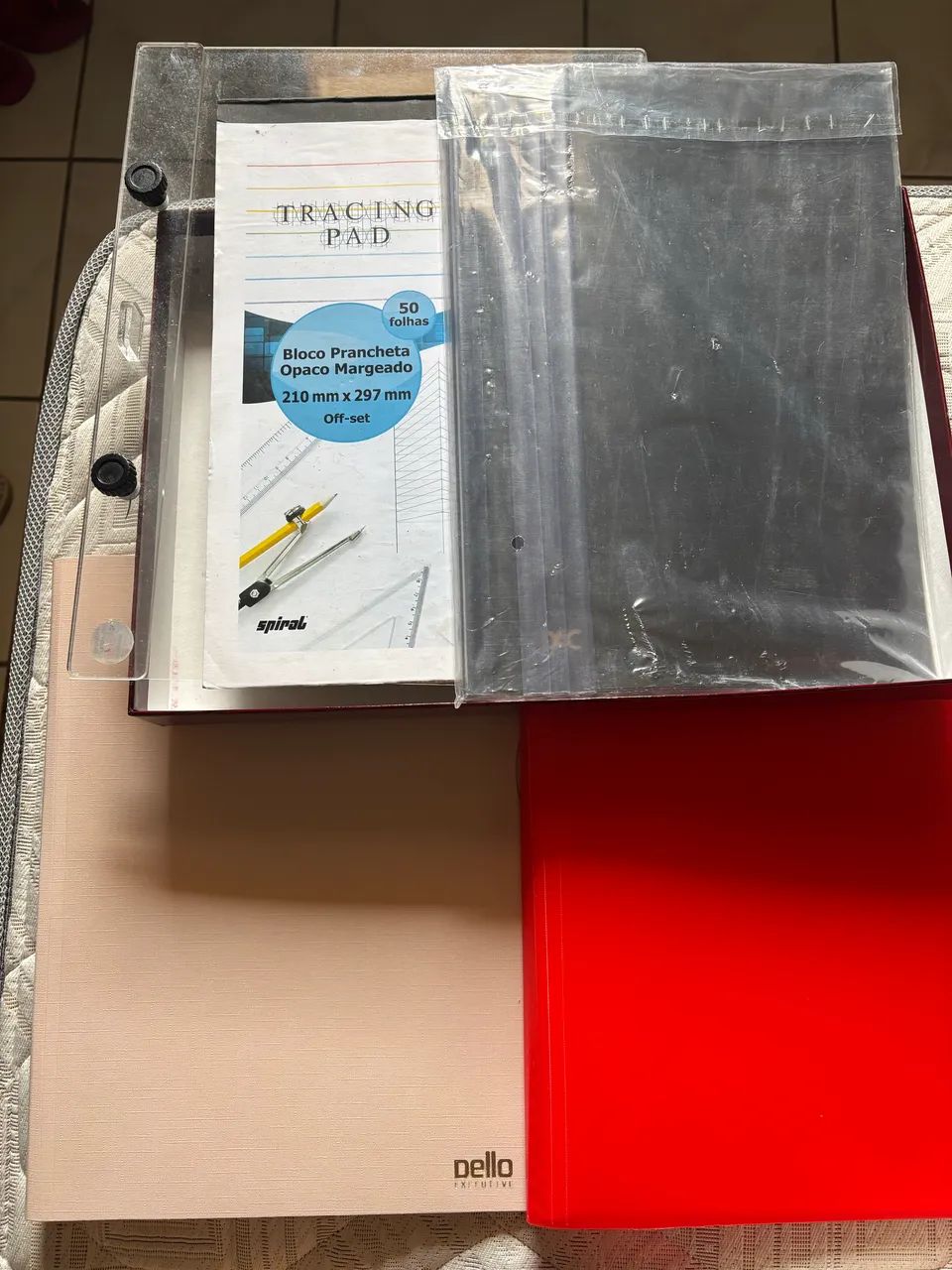 Pastas / Prancheta / Bloco A4