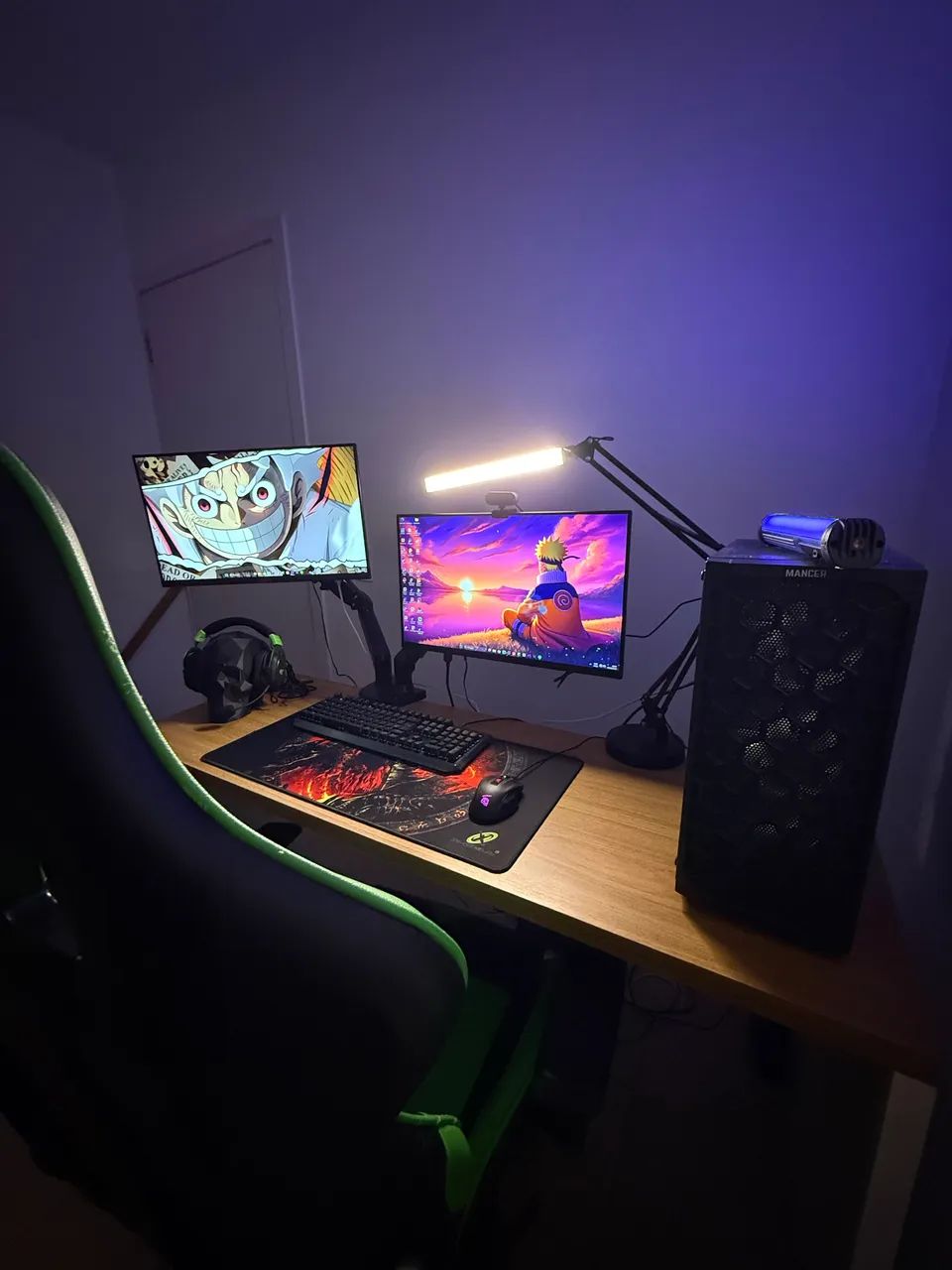 ? SETUP GAMER COMPLETO + 2 MONITORES + CADEIRA + MESA  440255531483156481