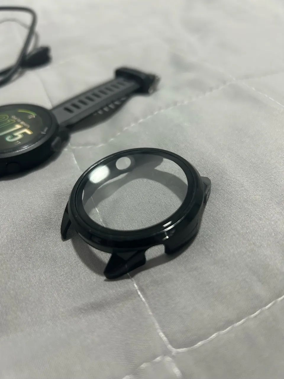 Relógio garmin 165 preto e cinza  - Foto 2