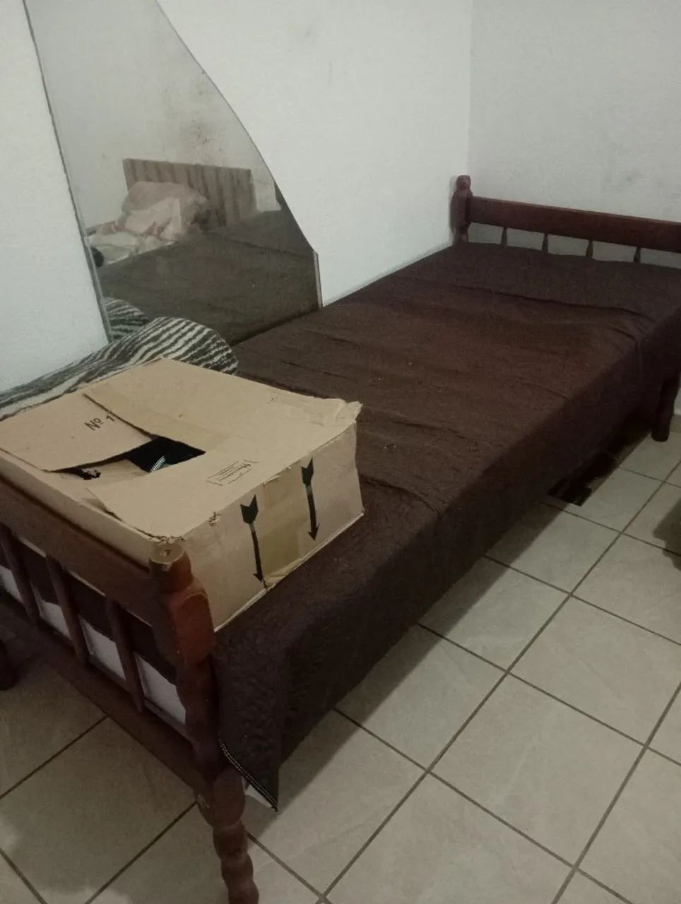 Cama de solteiro de madeira  - Foto 3