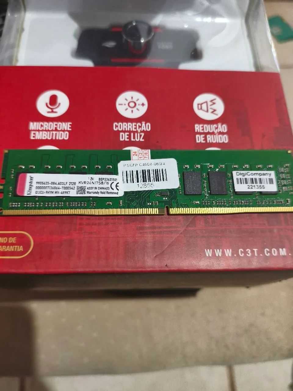 Memória Ram KINGSTON 16gb