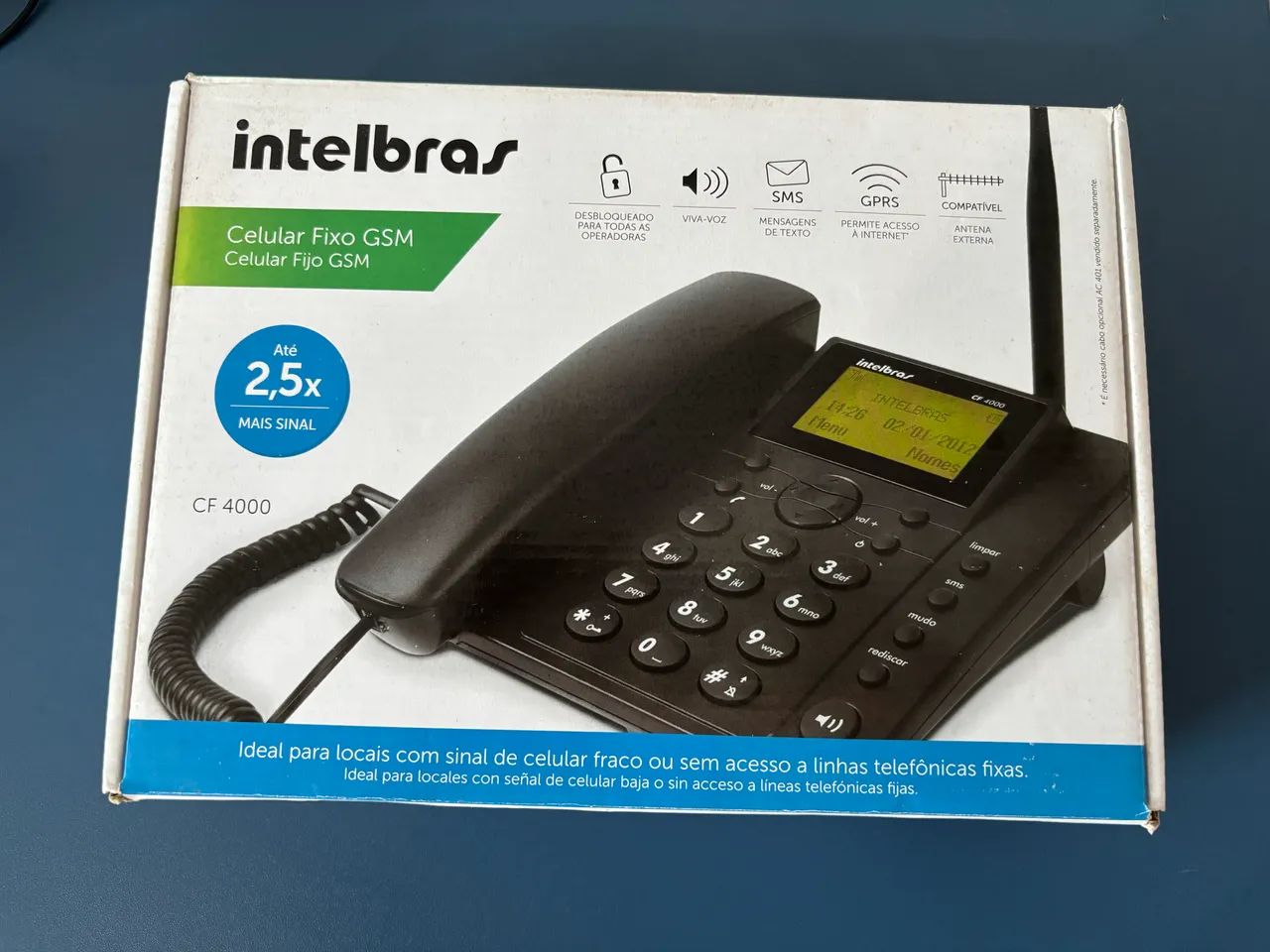 TELEFONE FIXO DE MESA INTELBRAS