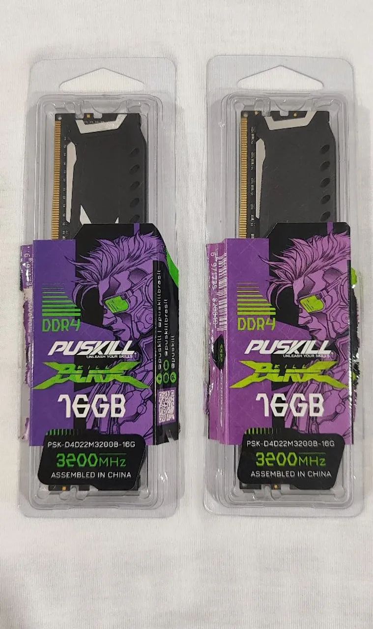 KIT : 32GB MEMÓRIAS RAM DDR 4... 3200 GHz + PROCESSADOR RYZEM 7 3700X ... PCI 4.0 - Foto 3
