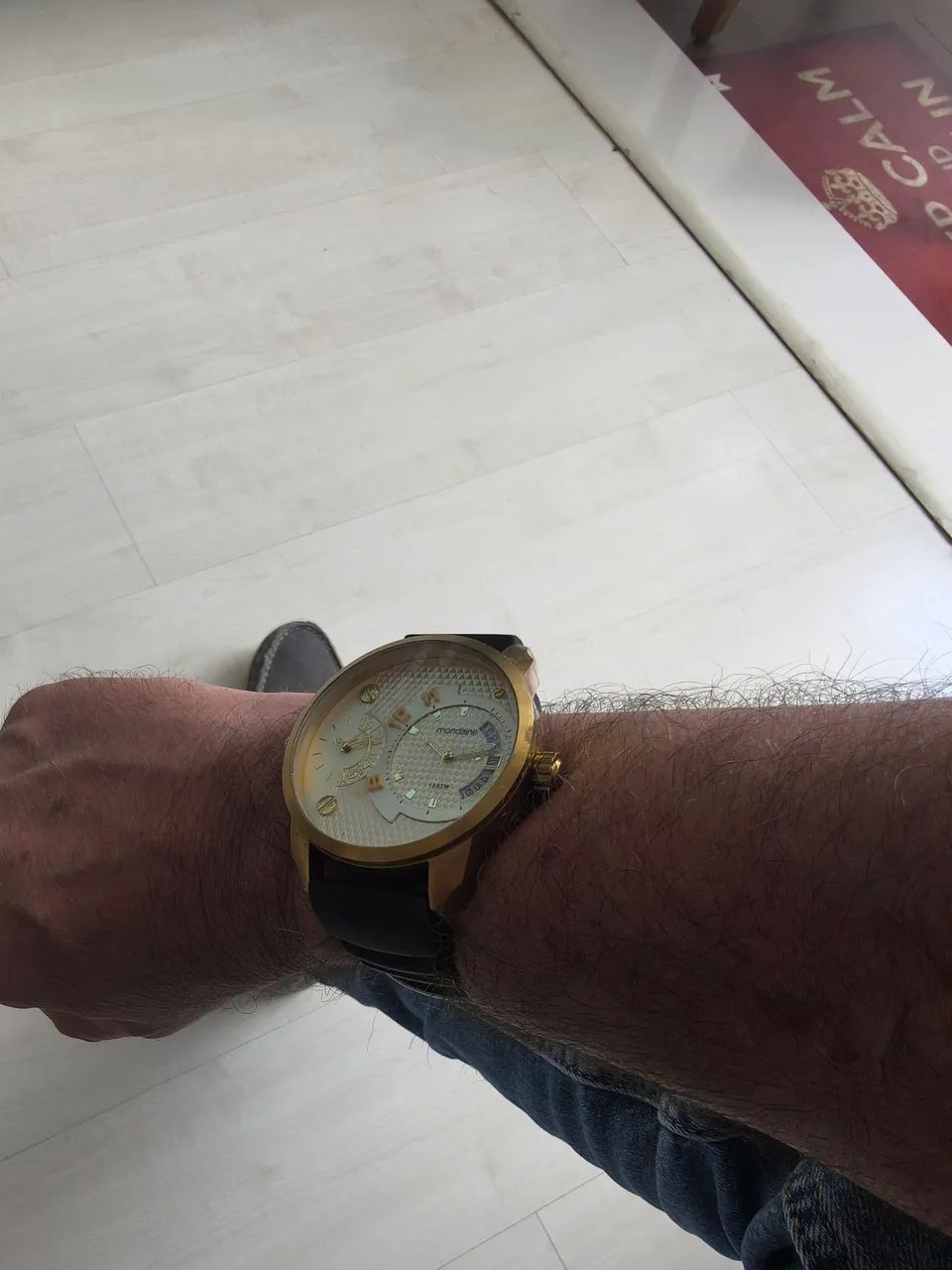 Vendo relógio original MONDAINE  - Foto 4