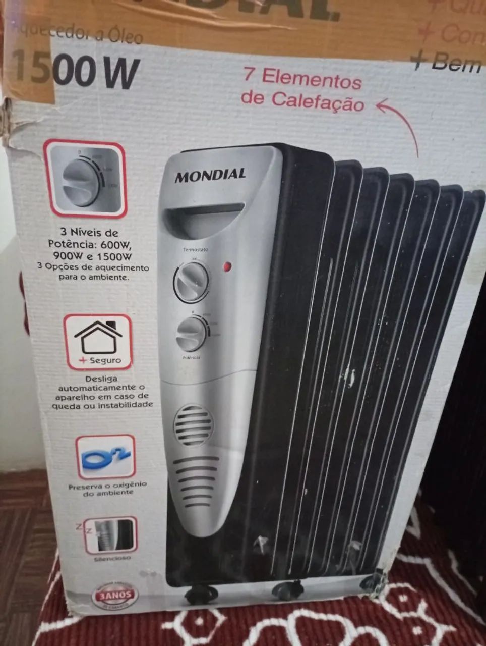 Vendo aquecedor a  óleo  - Foto 2