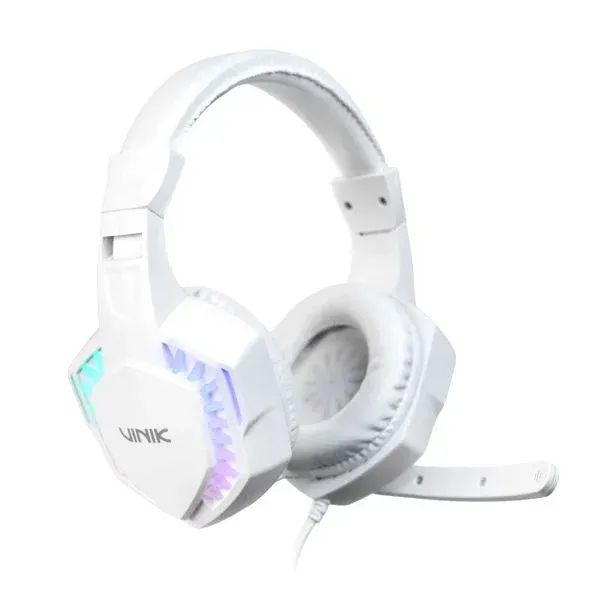 Headset Gamer Guardian Vinik Branco Led - Foto 2