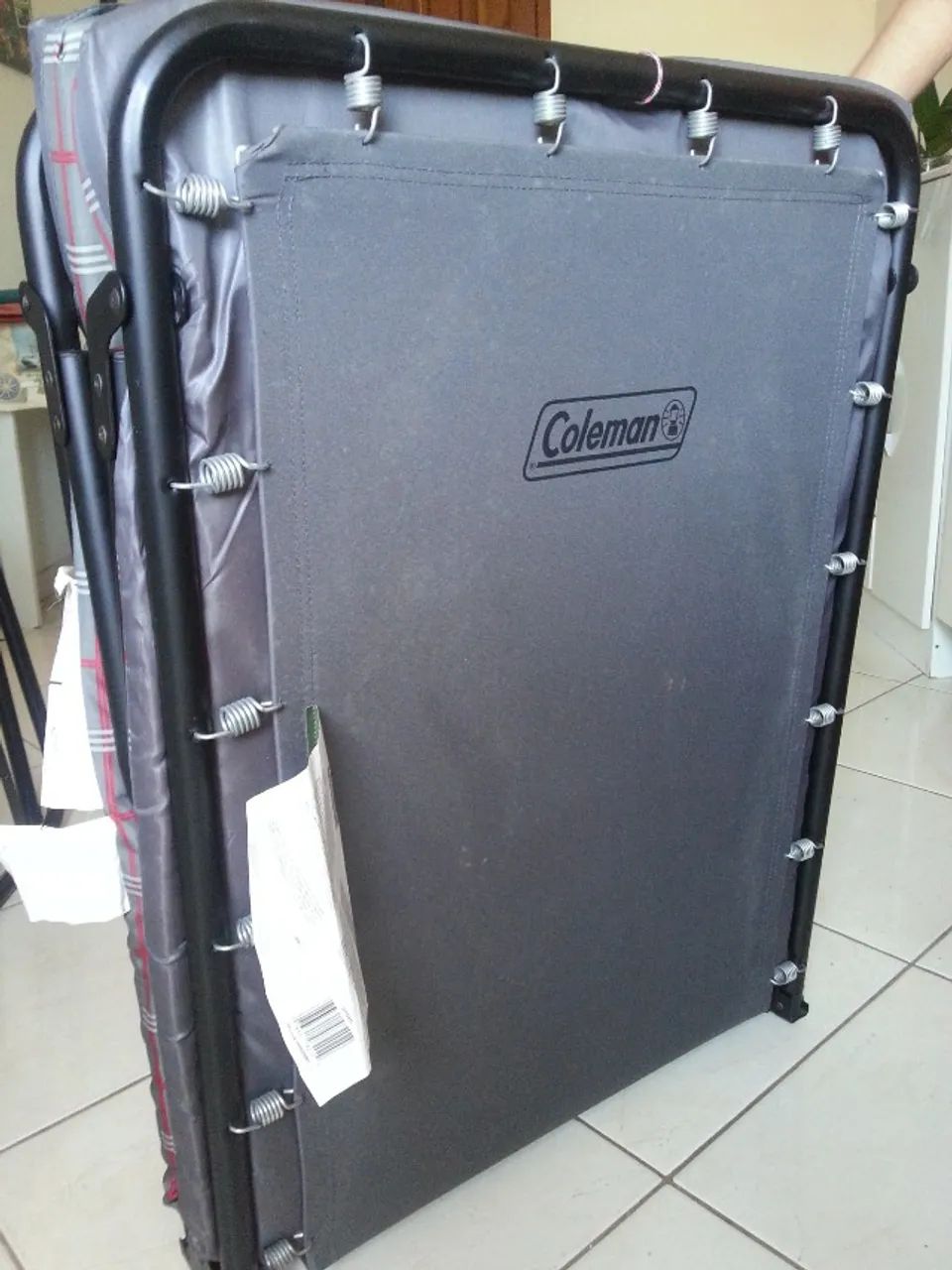 Cama Dobrável de Campanha Coleman, em Aço, com Molas - Foto 2