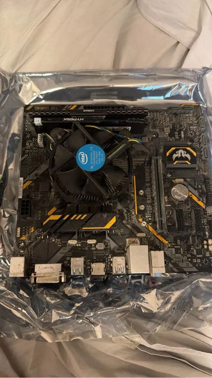 Kit computador- placa mãe,ssd,memória ram e processador