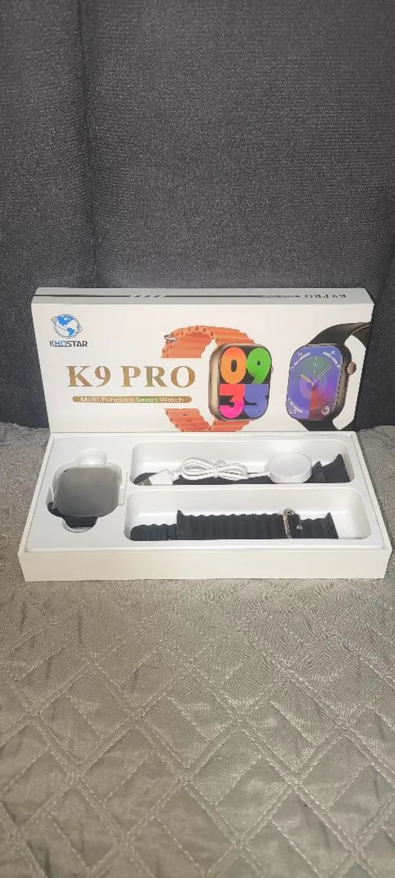 ? SMARTWATCH K9 PRO - TECNOLOGIA, ESTILO E PRATICIDADE NO SEU PULSO! ?