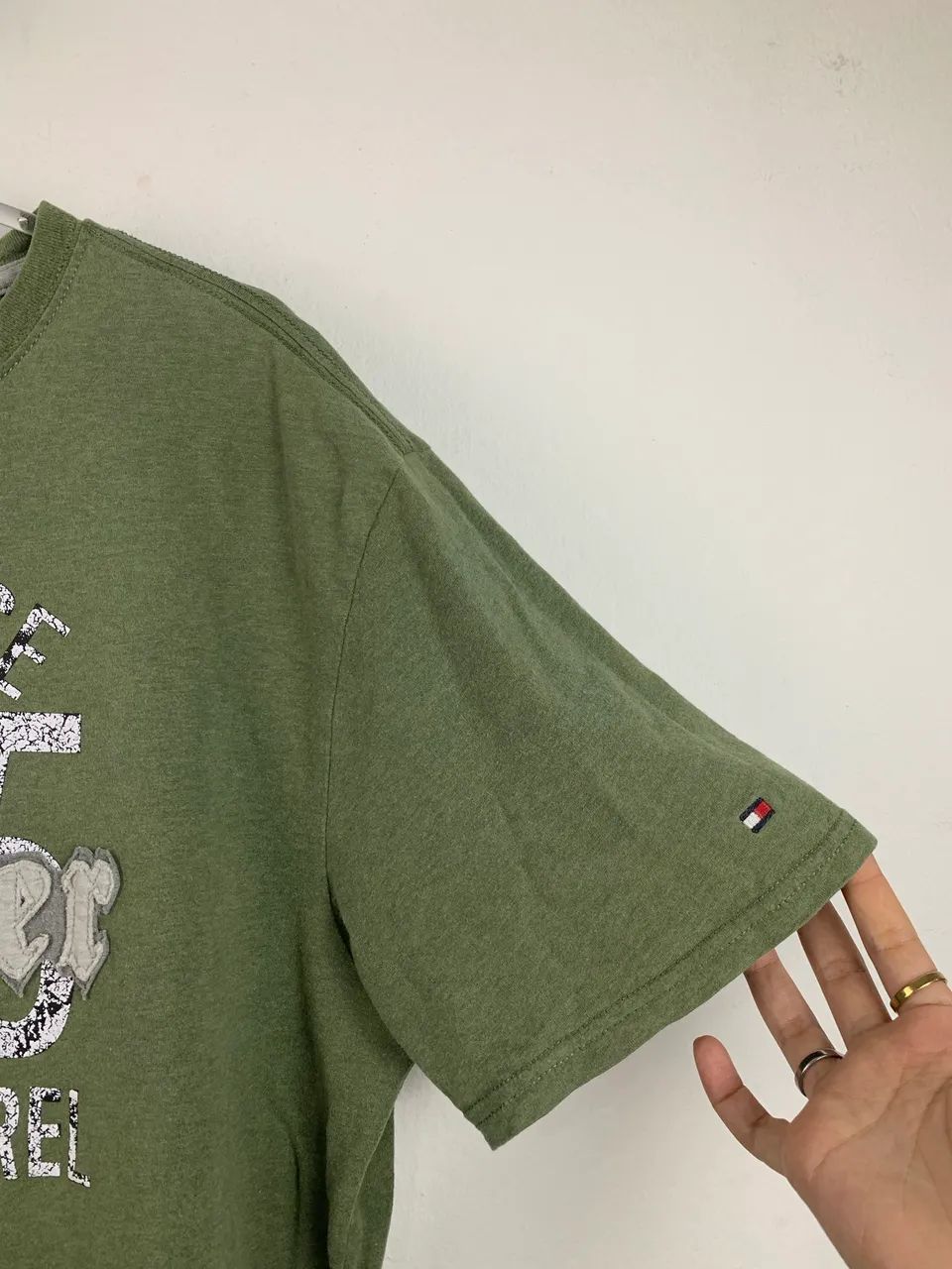 Blusa Tommy Hilfiger verde G  - Foto 4