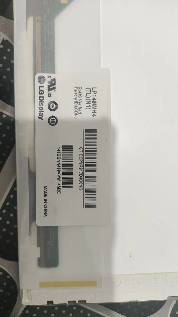 Tela Notebook 14" LED LP140WH4 TL N1 - 40 pinos - Foto 4