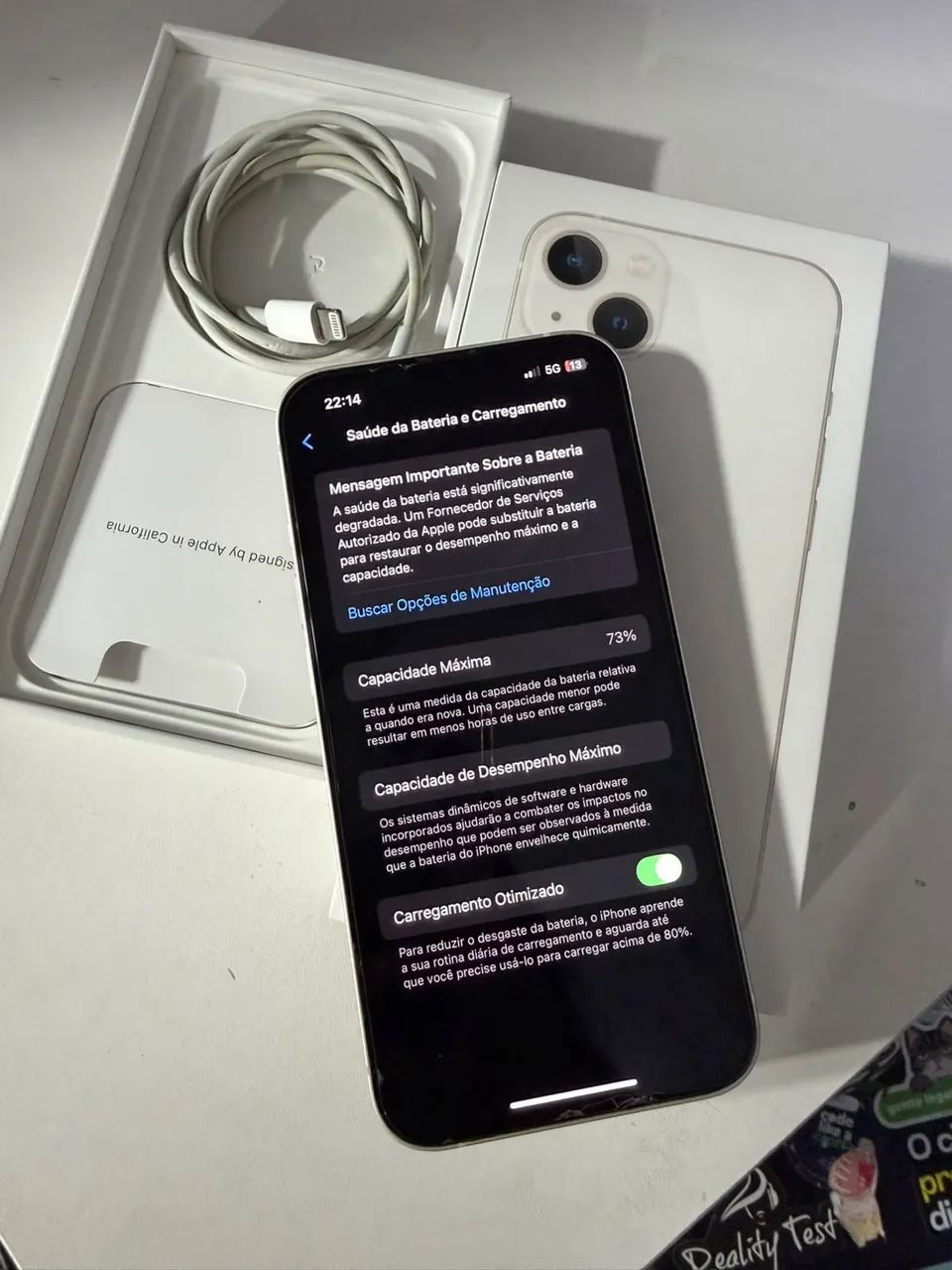 IPhone 13 branco 128gb - Foto 4