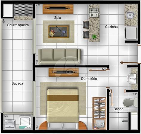 Apartamento à venda com 1 dormitórios em Caioba, Matinhos cod:144662 - Foto 4