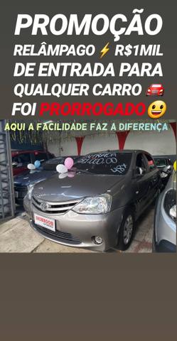 Toyota/ETIOS 1.3 X AUTOMÁTICO 2017 COM R$1MIL DE ENTRADA NA SHOWROOM
