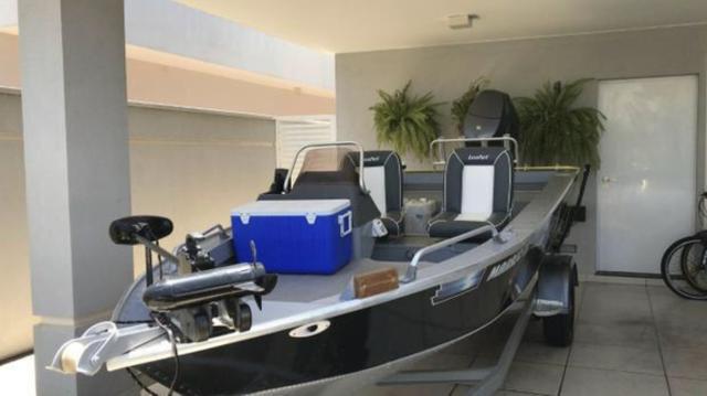 Lancha marajo 17 machine 2012 motor yamaha 90hp 4 tempo - Foto 4