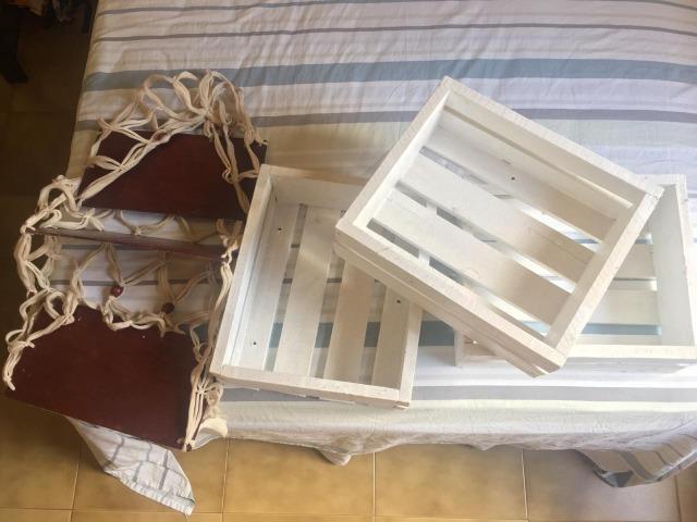 Nichos de parede 3 peças R$60 o conjunto