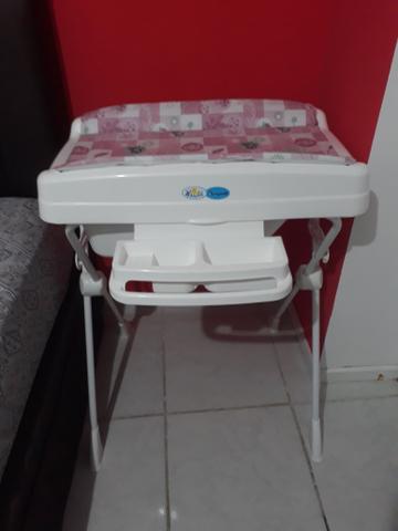 Banheira com trocador