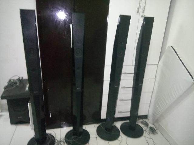 4Torres e 1 caixa central e o Subwoofer do home Theater sony Bdv-e6100 - Foto 4