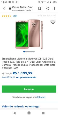 Vendo um celular moto G6 lançamento - Foto 4