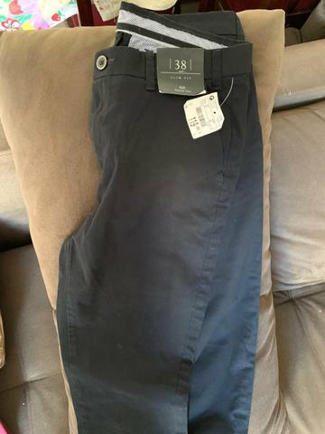 Calça Slim tam 38 Nova com etiqueta da loja sem uso - Foto 2