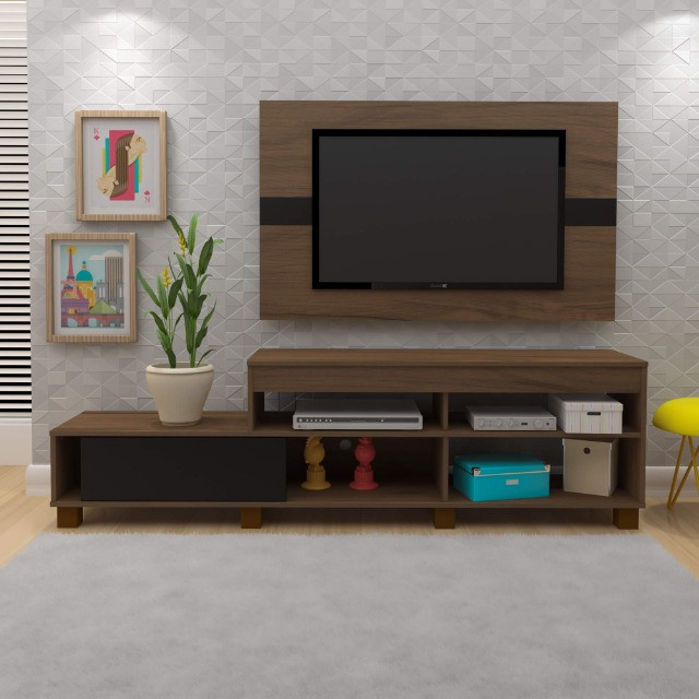 Rack com Painel para TV de até 47"