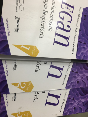Livros / volumes 1,2,3 Egan fundamentos da terapia respiratória - Foto 2