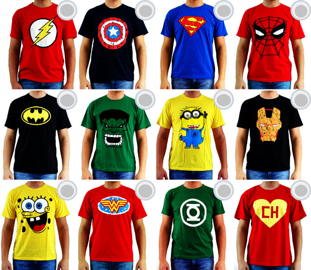 Vendo Estoque de Camisetas Infantis (Personagens)