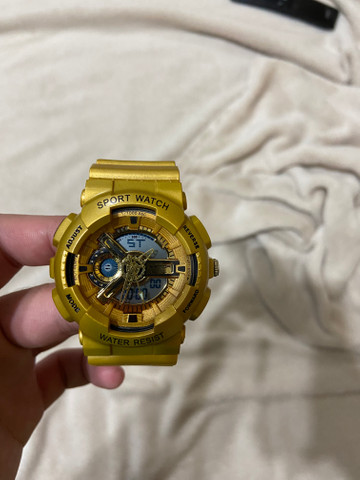 Relogio Sport Watch Dourado - Foto 2