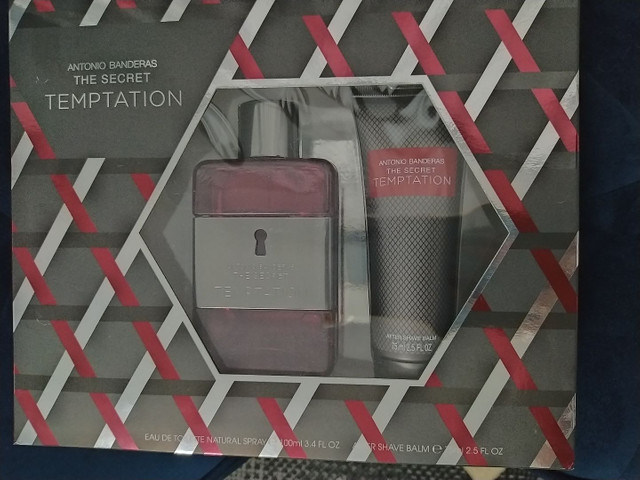 Kit Temptation Antônio Banderas com perfume 100ml + pós barba, cheiro maravilhoso!