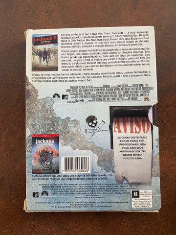 Dvd Box Jackass Os Filmes 2 Cds - Foto 2