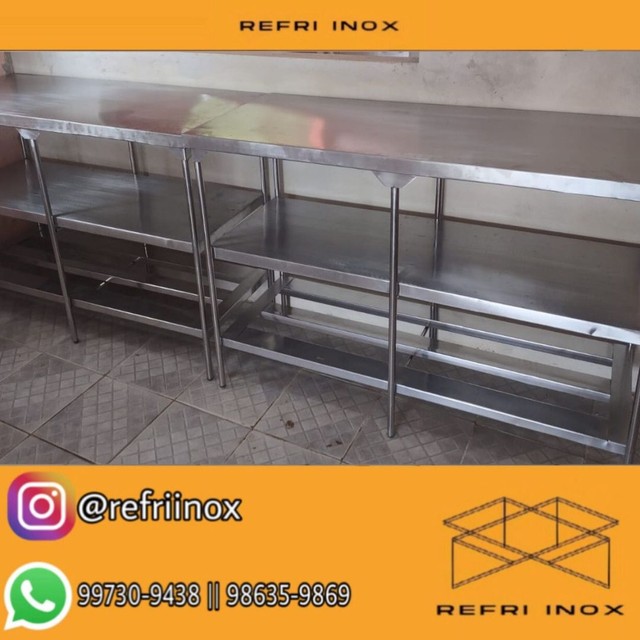 Balcão de inox coifa de inox  - Foto 3