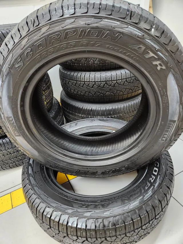 Jogo Pneu Pirelli Scorpion ATR 225/65 R17 praticamente zero. - Foto 2