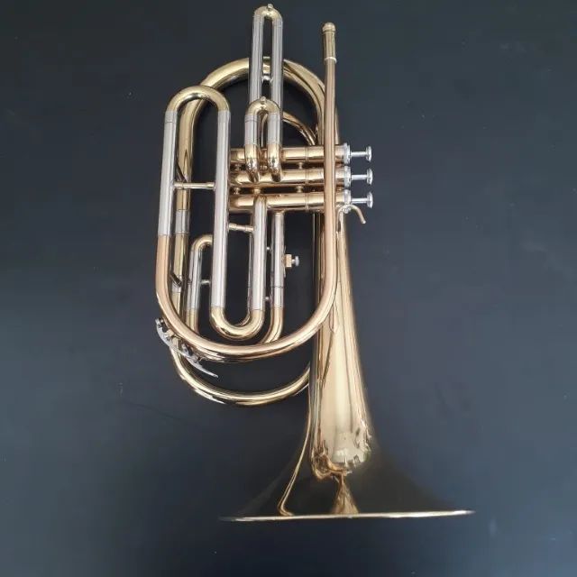 Trombonito Sib Quasar Laqueado Usado - Foto 5