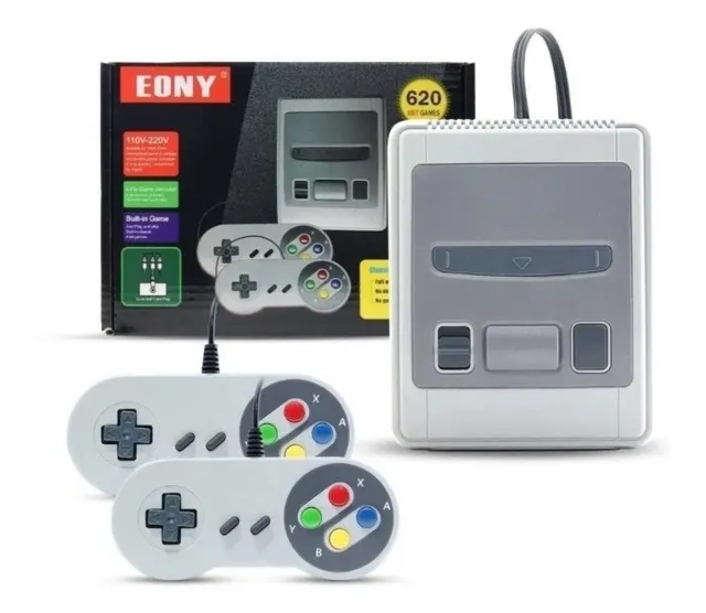 Mini Super Nintendo 93 mil jogos 2 controles - Vídeo Game Retro :  : Moda