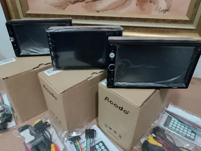 Som Multimídia para Carro Bluetooth com Carregador de Celular - Foto 2