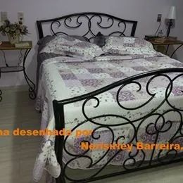 Cama de ferro cara de rica! Exclusiva e única! - Foto 3