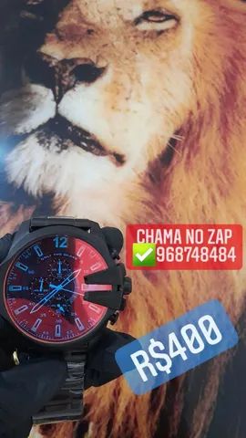 Relógio DIESEL 10 BAR CAMALEÃO 100% FUNCIONAL Entregamos 