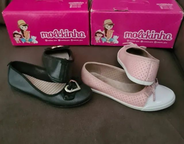 2 Sapatilhas Molequinha Tam 31 & 32 (originais / usadas) R$ 40,00
