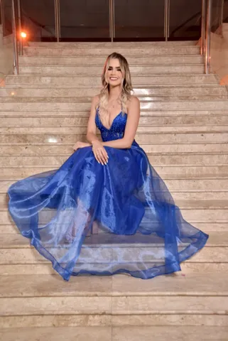 Vestido de formatura na cor best sale azul royal