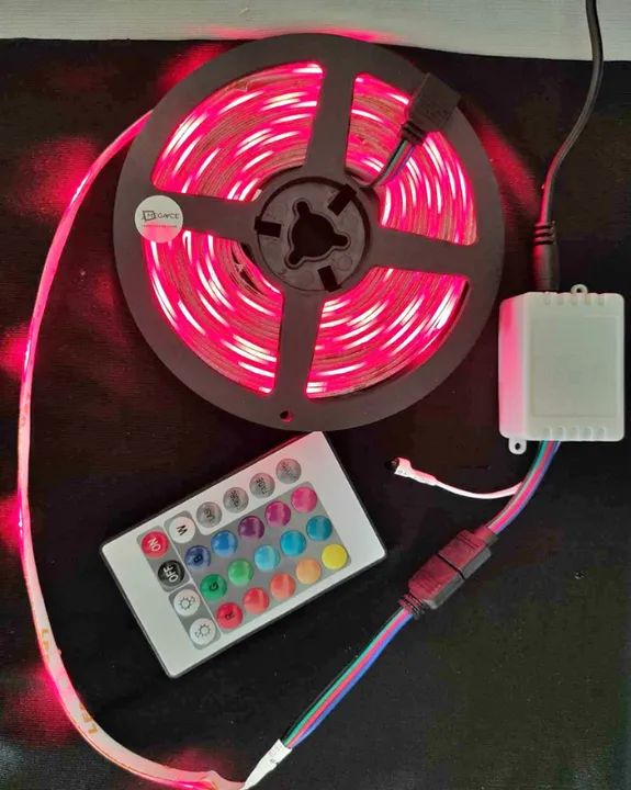 Fita Led Rgb Rolo 5metro Prova Dágua acompanha fonte - Foto 3