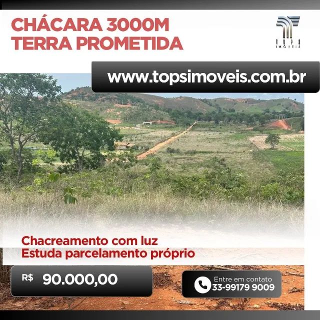 Chácara 3000m Terra Prometida em Valadares