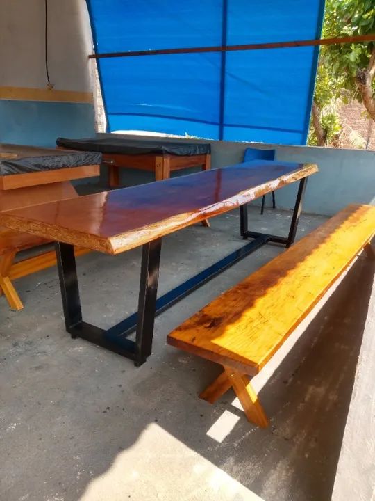 piso, mesa, rusticas e bilhar, pebolim jogos, diversão - Foto 5