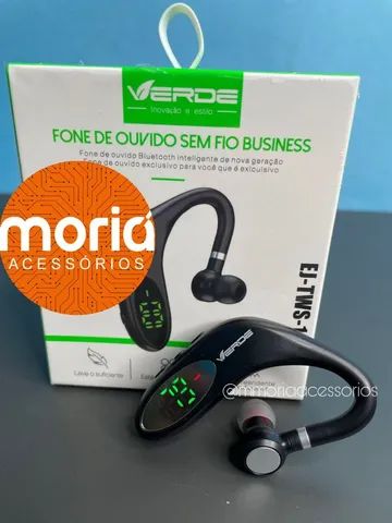 FONE DE OUVIDO DIGITAL BLUETOOTH SEM FIO COM VISOR BATERIA LONGA DURAÇÃO CHAMADA - Foto 3