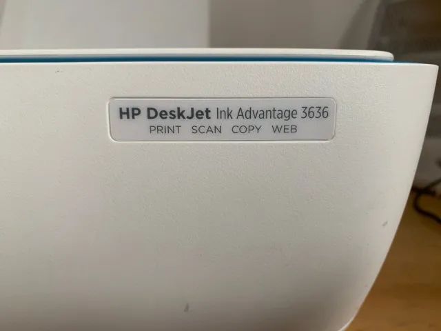 Impressora HP DeskJet Ink Advantage 3636 - Periféricos e Acessórios de ...