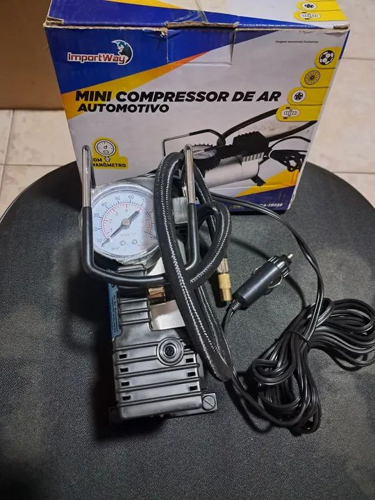 Mini compressor ar automotivo 