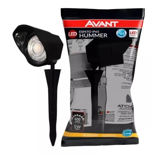 Kit 6 Esperto De Jardim 5w 3000k Bivolt Hummer Avante - Foto 3
