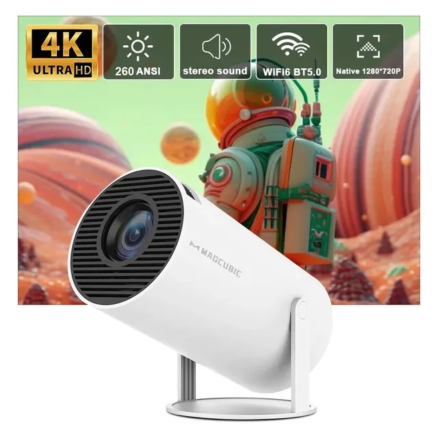 Projetor Hy300 Magcubic Bluetooth Android 11 Wi-fi