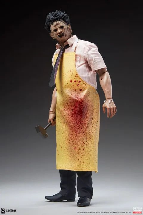 Leatherface 1/6 Killing Mask Leatherface Massacre da Serra Eletrica Sideshow - Foto 4