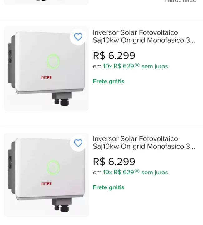 INVERSOR SOLAR 10 K SAJ - Foto 6