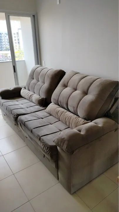 Sofá Retrátil e Reclinável 250 METROS Super Confortável é Bonito 